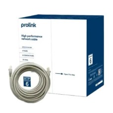 PROLiNK CAT6 UTP Cable 23AWG Gray For Full Box Sales (305 Meter/1000FT)